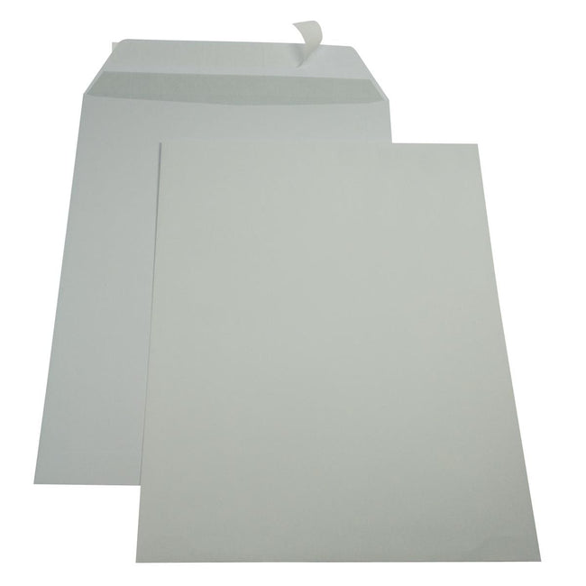 Gallery - buste ft 229 x 324 mm, chiusura a nastro, interno grigio, scatola da 250 pezzi