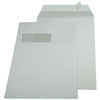 Gallery - enveloppes ft 229 x 324 mm, fenêtre à gauche, fermeture à bande, intérieur gris, boîte de 250 pièces