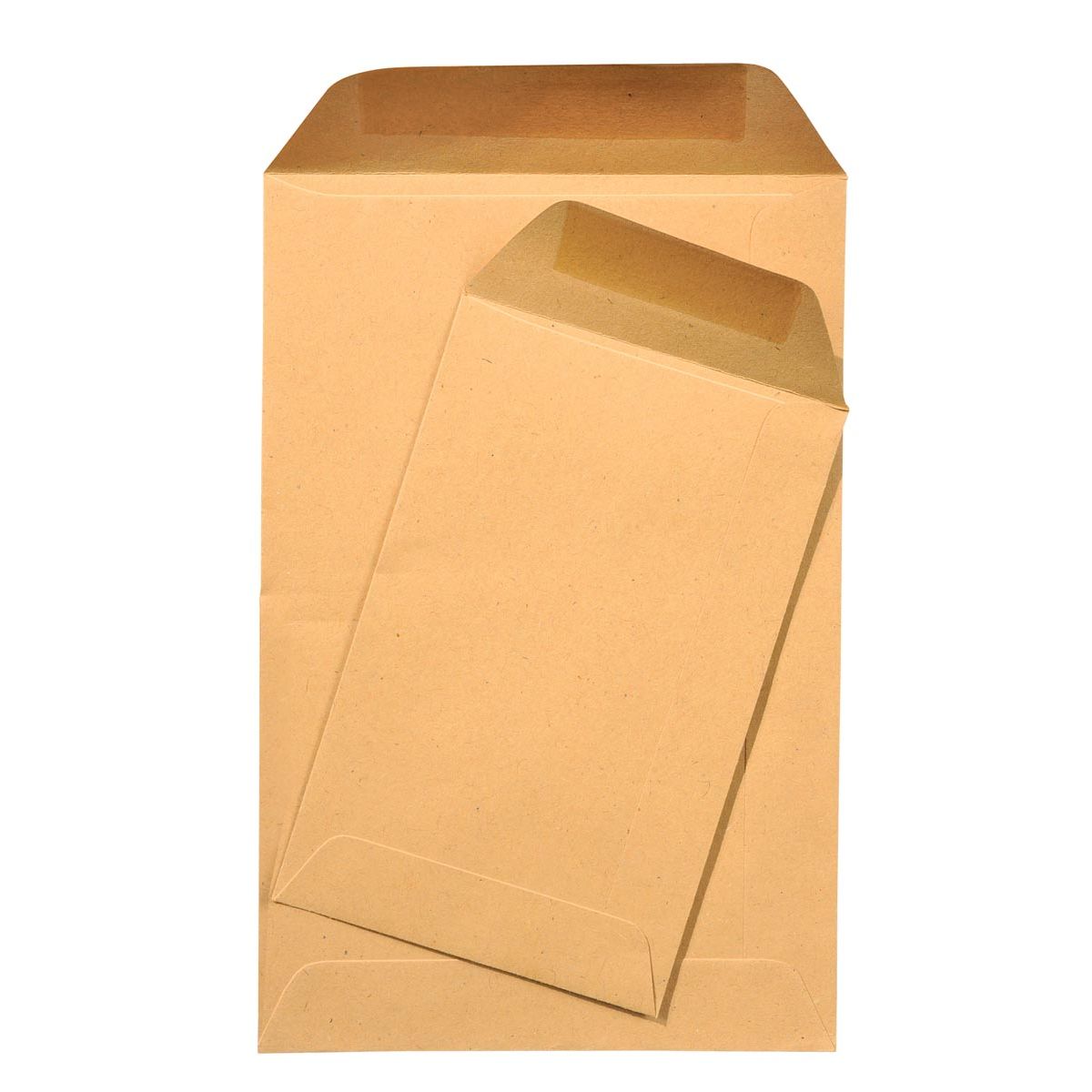 Galería - bolsas de pago ft 65 x 105 mm, engomadas, kraft marrón, caja de 1000 piezas