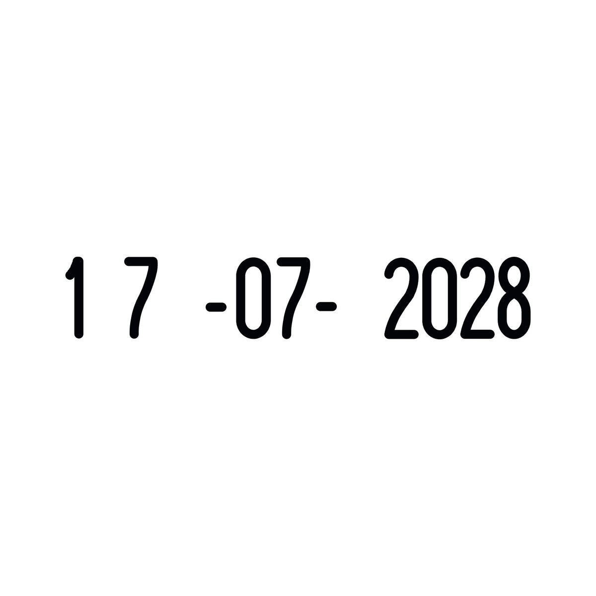 Trodat -  Datumstempel printy 4820 cijfers