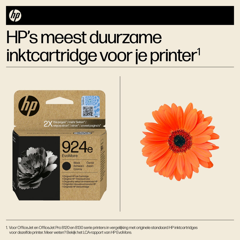 HP -  Inktcartridge  4k0v0ne 924e evomore zwart