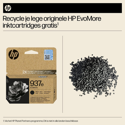 HP -  Inktcartridge 4S6W9NE 937E Evomore zwart