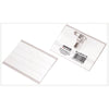 OFFICE products - badge with combination clamp, 90 x 57 mm