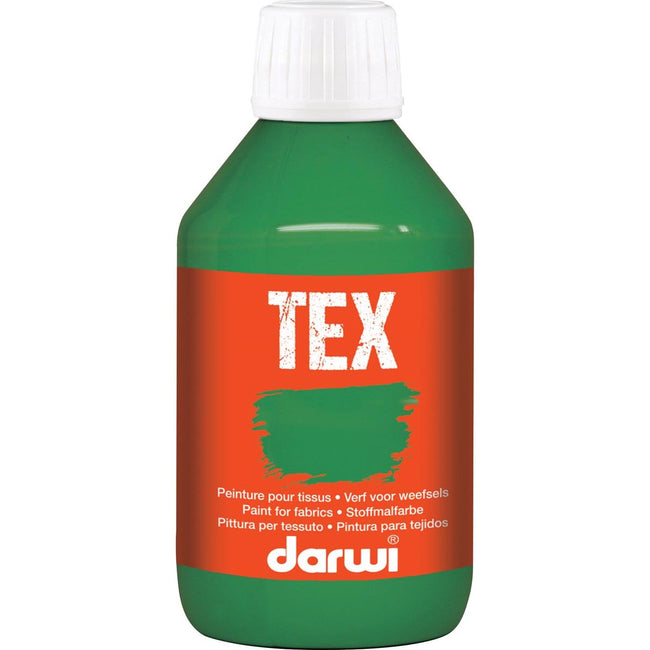 Darwi - Darwi textielverf Tex, 250 ml, donkergroen