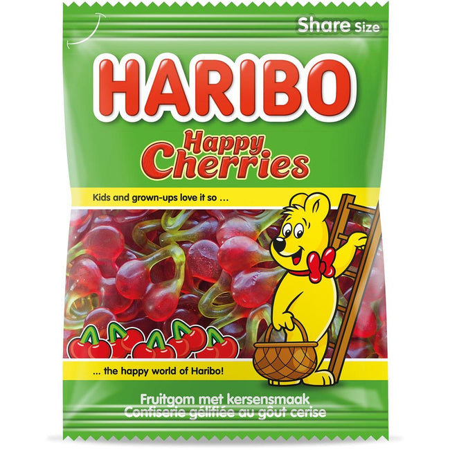 Haribo - ciliegie candite, sacchetto da 185 g