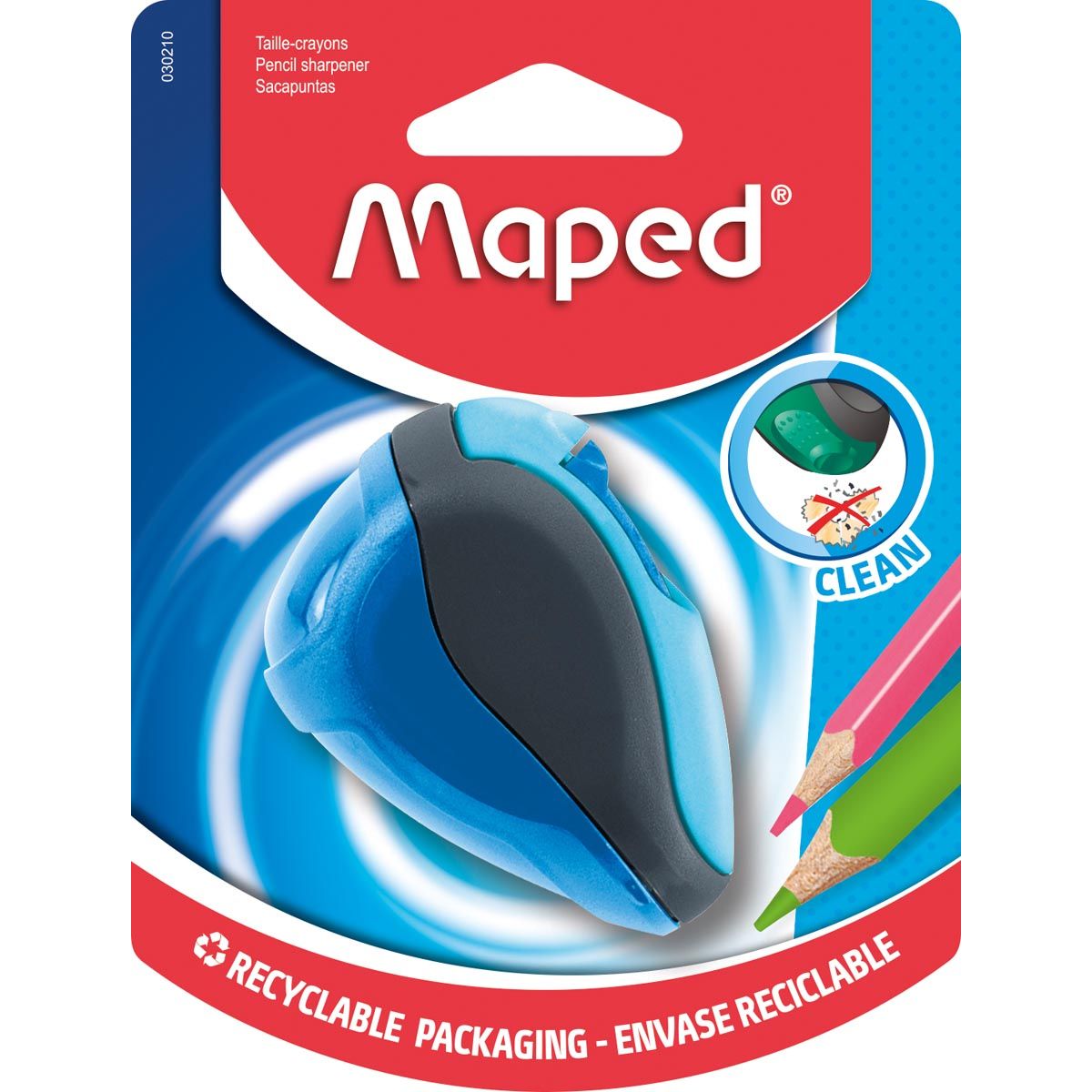 Maped - Grinder crayon propre 2-Gaats, sur blister