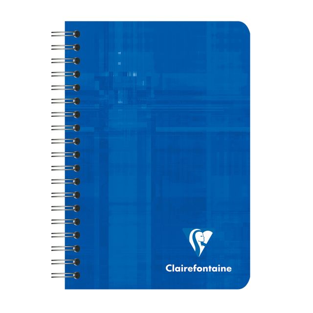 Clairefontaine - Notizbuch 95x140mm Spirallinie sortiert | 5 Stück