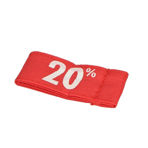 Klika -  Label vaantje kleur rood 20%