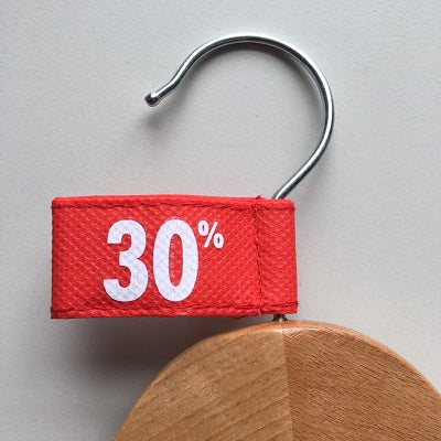 Klika - Label vaantje kleur rood 30%