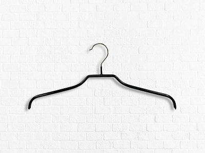 Klika - Bontenie Hanger Black Anti -Slip 40 cm