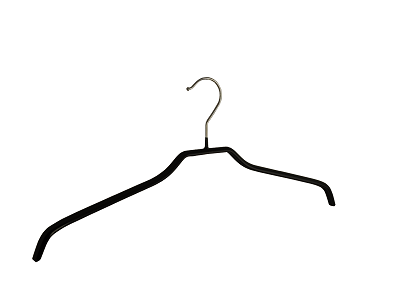 Klika - Bonneterie Hanger Black Anti -Slip 46 cm - 2 Stücke