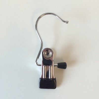 Klika - Clip per guanti in metallo nero antiscivolo