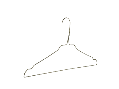 Klika - Wire/dry cleaning hanger 2.7mm with neck 40cm