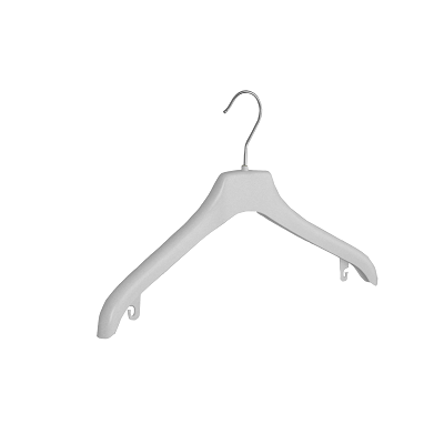 Klika - Percha para abrigos/trajes blanca ancho ancho 38cm