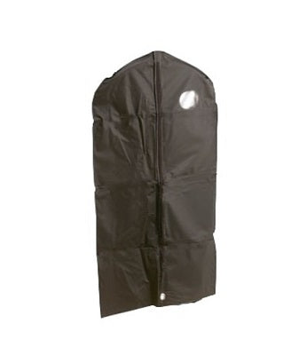 Klika - Funda para ropa negra cremallera y ventana 60x160 20 piezas