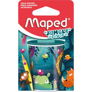 Maped -  potloodslijper Jungle Fever, 2-gaats, op blister