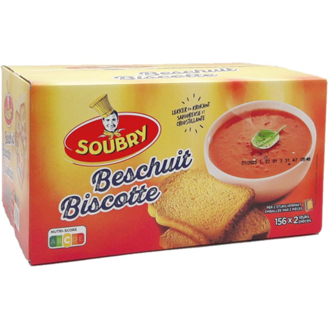 Soubry - Soubry -Rusks, gepackt pro 2, Schachtel mit 156 Teilen