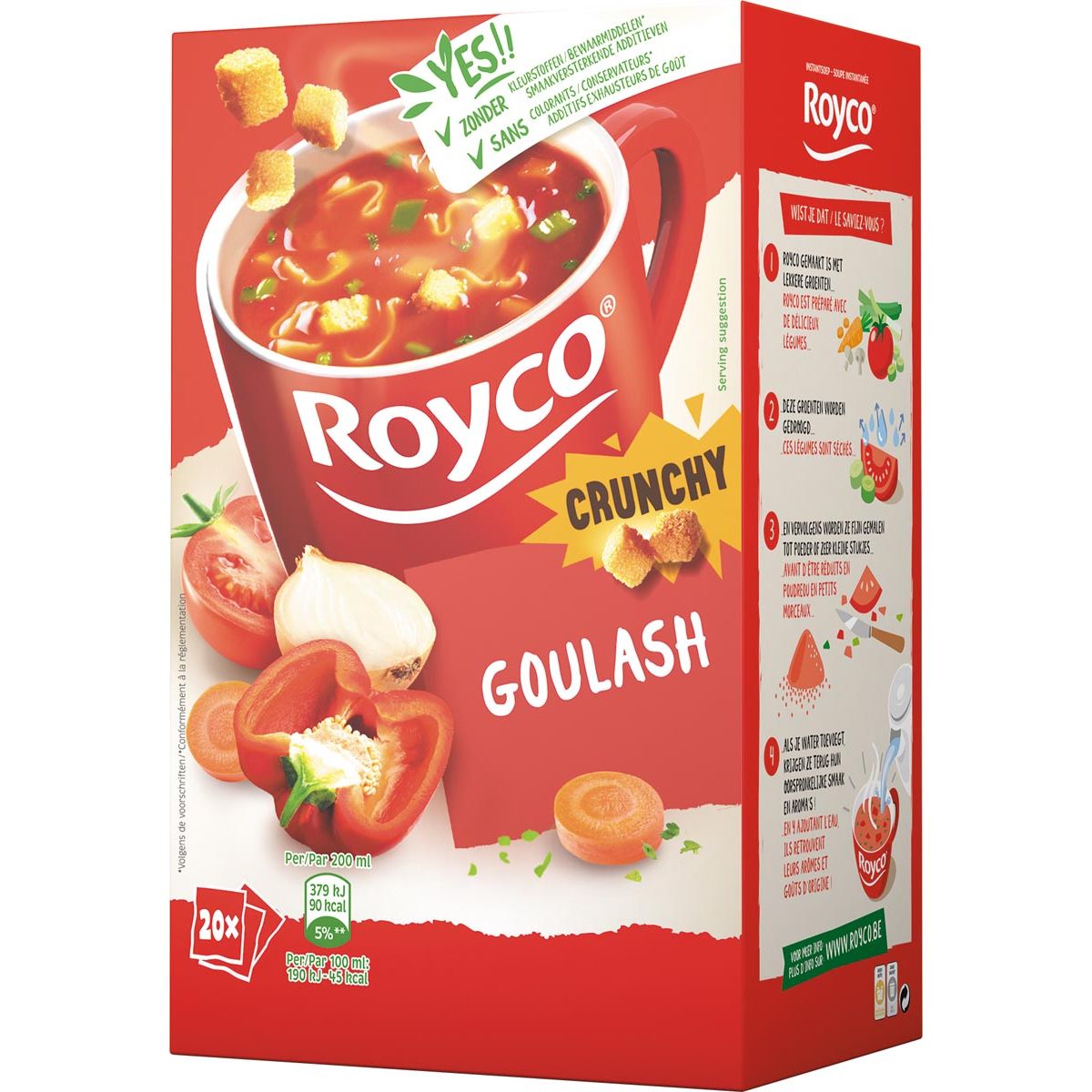 Royco - Minute Soup Goulash con manzo, confezione da 20 buste
