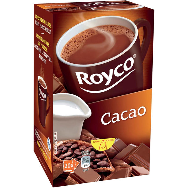 Royco - cacao, pak van 20 zakjes