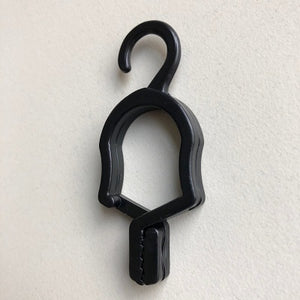 Klika - Scarf hanger black with hanging hook 890 pieces