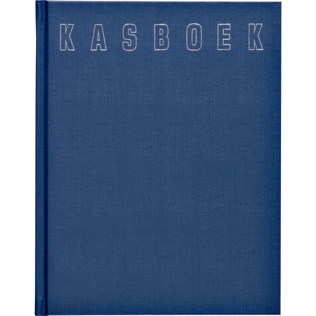 Office -  Kasboek 165x210mm 192blz 1 kolom blauw | 10 stuks