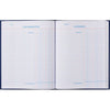 Office - Kasboek 165x210mm 96blz 2 kolommen blauw