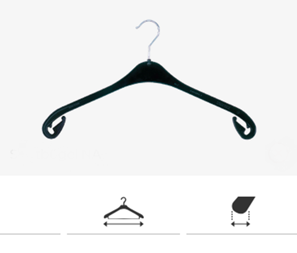 Klika -  Hanger zwart NA43 300 stuks