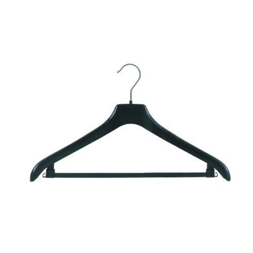 Klika - Appendiabiti nero NF44 con barra per pantaloni 44 cm 2 pezzi