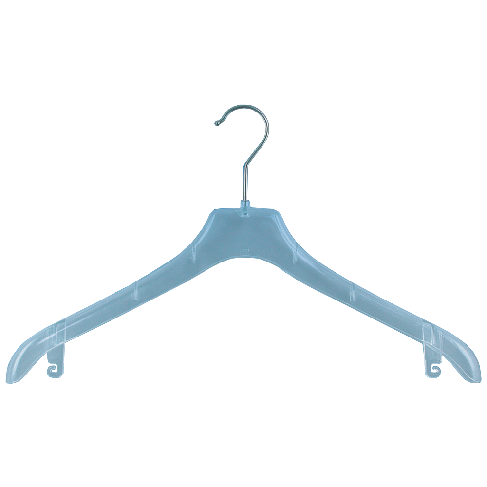 Klika -  Hanger transp gebogen 32cm 230 stuks