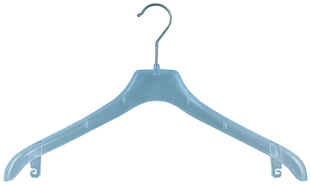 Klika -  Hanger transp gebogen 32cm 230 stuks