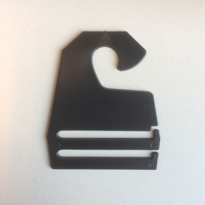 Klika -  hanger 44 mm zwart 100 stuks