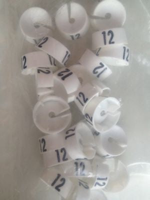 Klika -  MB wit/zwart 12 voor op kledinghanger