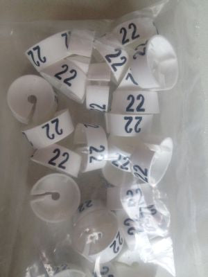 Klika - MB white/black 22 for on a clothes hanger