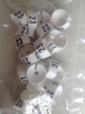 Klika -  MB wit/zwart 23 voor op kledinghanger