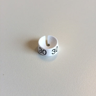 Klika - MB white/black 30 for on a clothes hanger