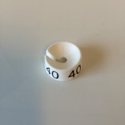 Klika -  MB wit/zwart 40 voor op kledinghanger