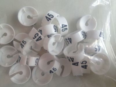 Klika - MB weiß/schwarz 45 für einen Kleiderbügel