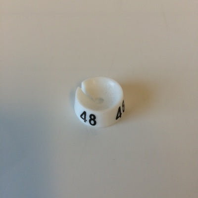 Klika - MB weiß/schwarz 48 für einen Kleiderbügel