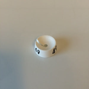 Klika -  MB wit/zwart 49 voor op kledinghanger