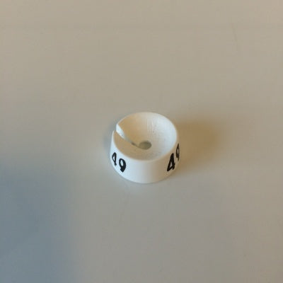 Klika -  MB wit/zwart 49 voor op kledinghanger