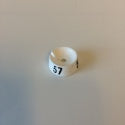 Klika -  MB wit/zwart 57 voor op kledinghanger