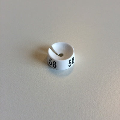 Klika - MB weiß/schwarz 58 für einen Kleiderbügel