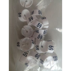 Klika -  MB wit/zwart 59 voor op kledinghanger