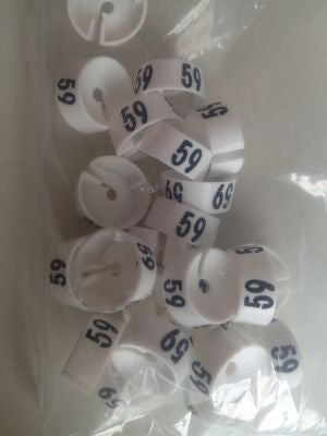 Klika -  MB wit/zwart 59 voor op kledinghanger