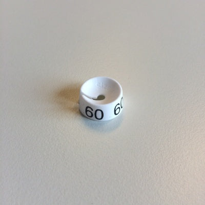 Klika - MB weiß/schwarz 60 für einen Kleiderbügel