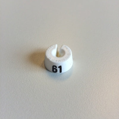 Klika - MB weiß/schwarz 61 für einen Kleiderbügel