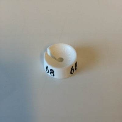 Klika - MB blanc/noir 68 à poser sur cintre