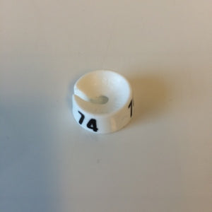 Klika -  MB wit/zwart 74 voor op kledinghanger