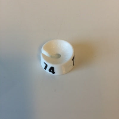 Klika -  MB wit/zwart 74 voor op kledinghanger