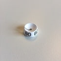Klika -  MB wit/zwart 80 voor op kledinghanger